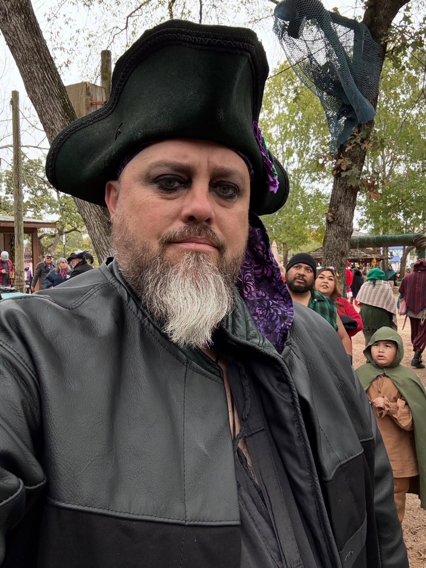 Closing day at TRF, cold enough to wear the full Farscape kit